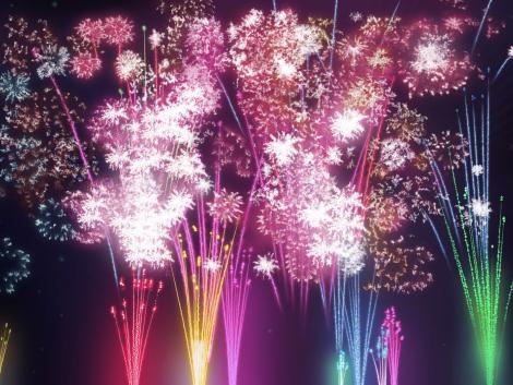 wallpaper 7: New Year&#039;s Eve + fireworks pictures + clipart + champagne + eve party + poster