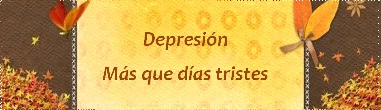 Depresión... Más que días tristes