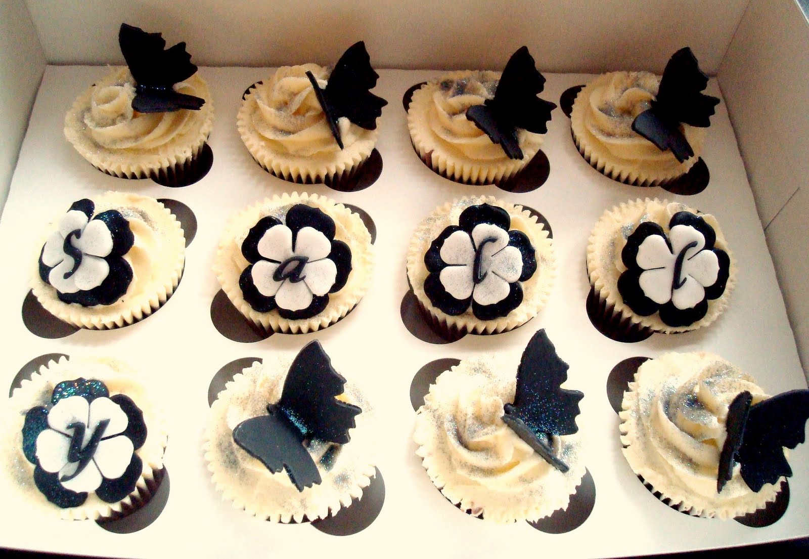 Fashion cake butterfly cupcake boxes