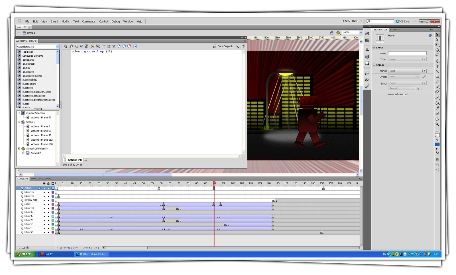 Staging Animation Robot Computers in Art and Design: Creating the robot.