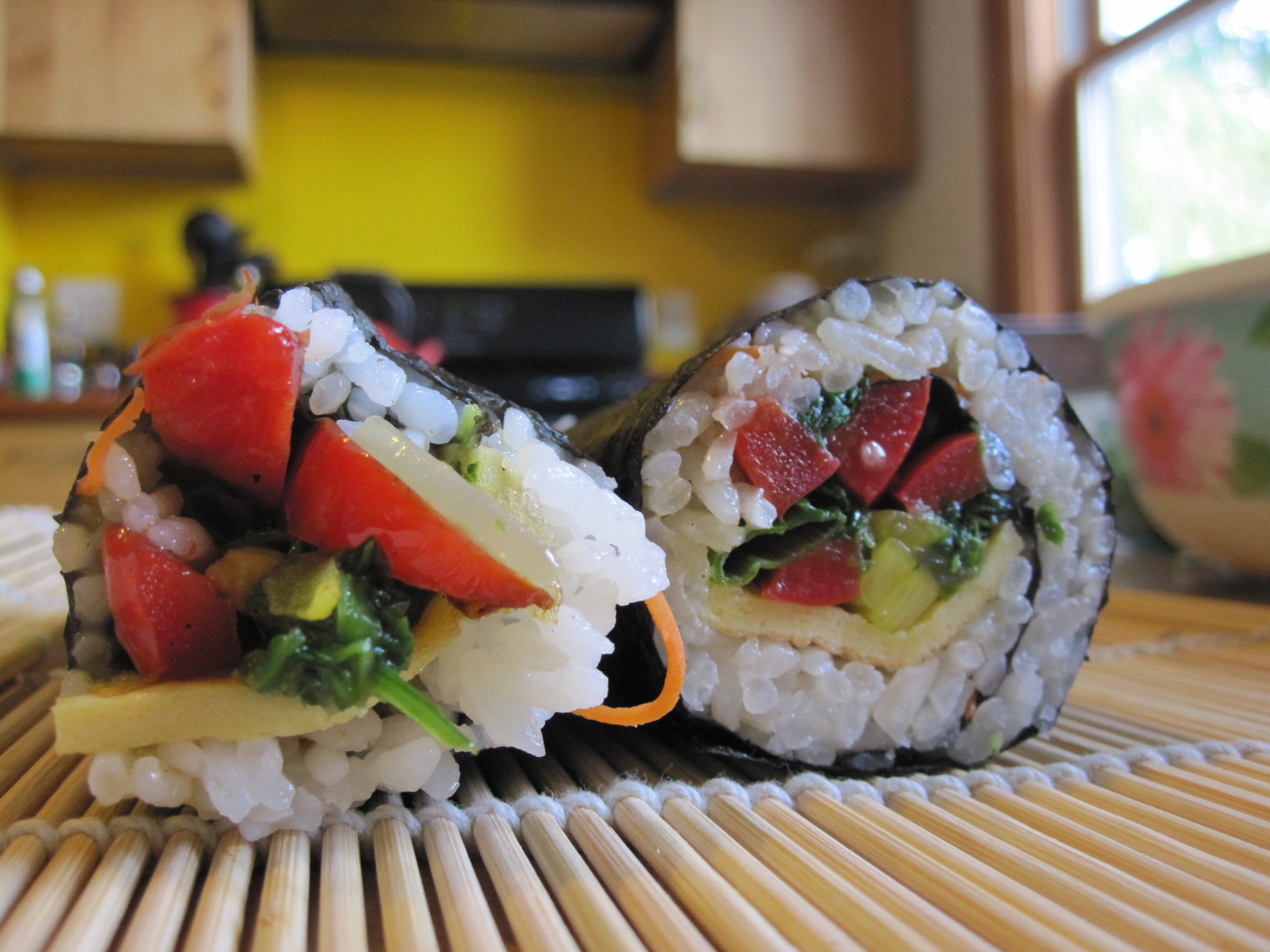 Thirty Days Without Cheese Kimbap Korean Sushi