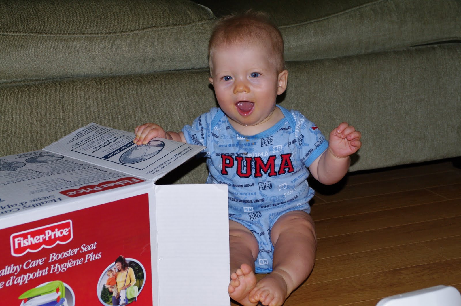 The Incredible Isaac Isaac gets a box )