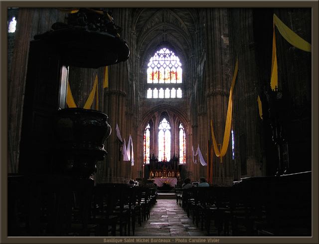 Basilique Saint Michel Intérieur - Bordeaux