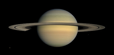 Imagen de Saturno captada por la sonda Cassini