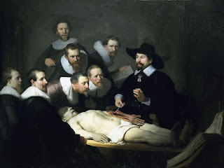 Lección de Anatomía - Rembrandt - Virado a colores fríos
