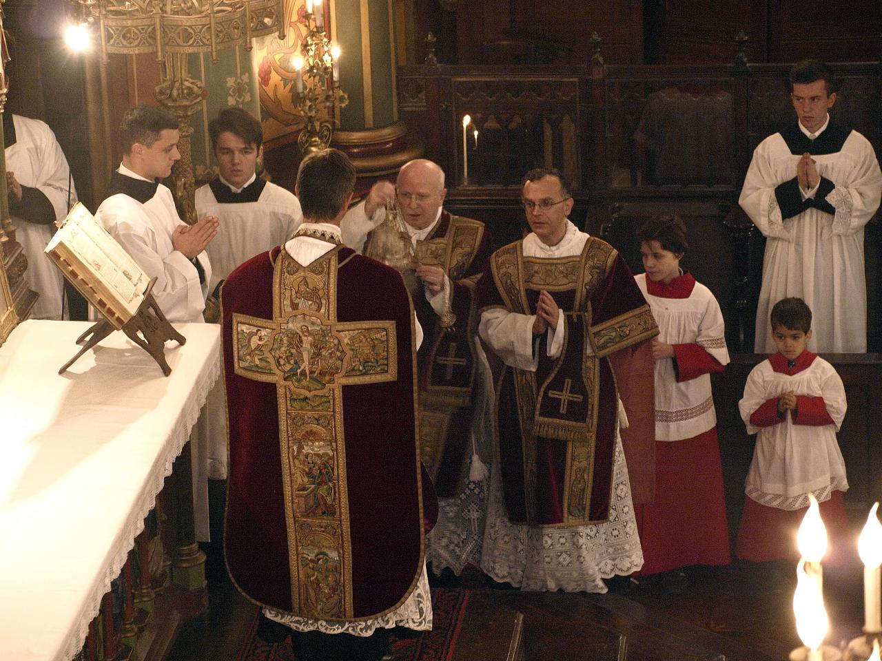 New Liturgical Movement Ceremonies on the Feast of St. Eugene at the