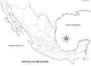 Mapa de México con divisiones políticas. Publicado por Arly Herrera en 15:54 mapa de mexico sin nombres