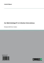 Wahrheitsbegriff im kritischen Rationalismus