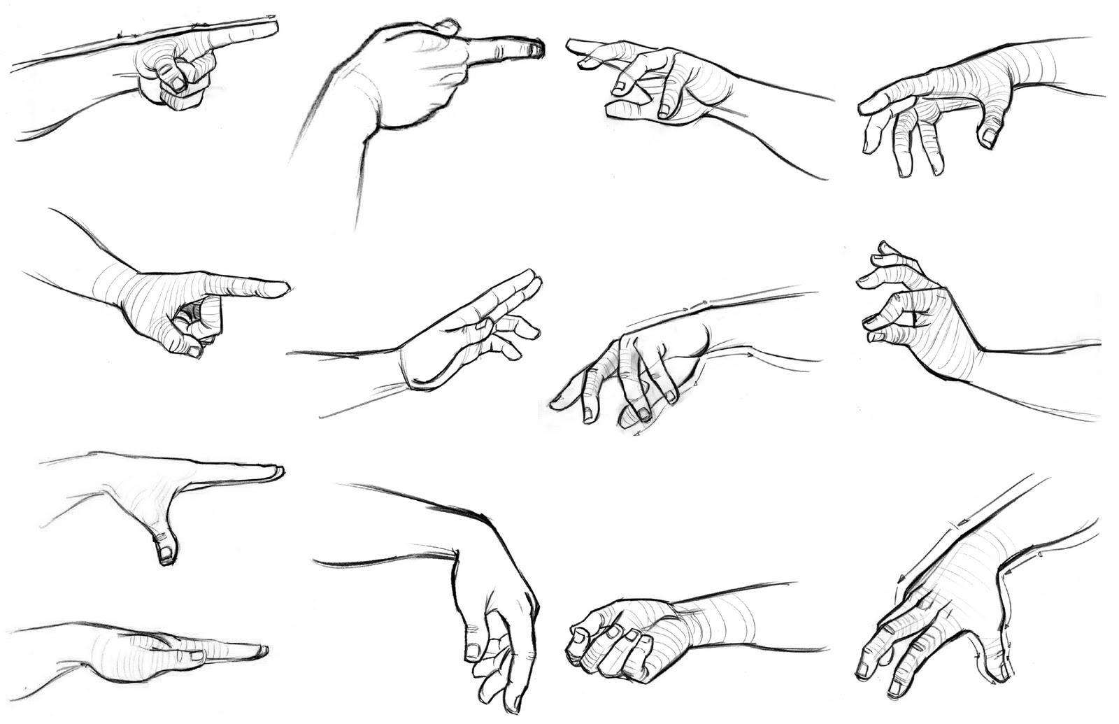 Character and Creature Design Notes: Hand Reference, Part Three
