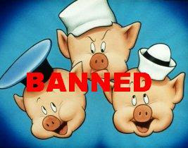 Nanny Bans Three Little Pigs
