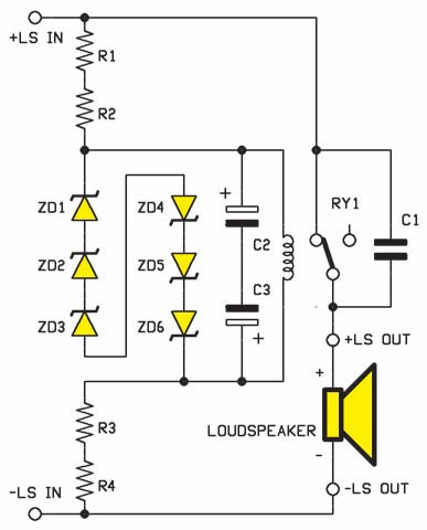 Schema relais a seuil