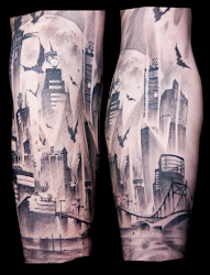 tattoo gotham tattoos architecture sleeve designs batman artist tatuajes impressive skyline motivacion imagenes unknown tell welcome please tatoo tattoodo guys