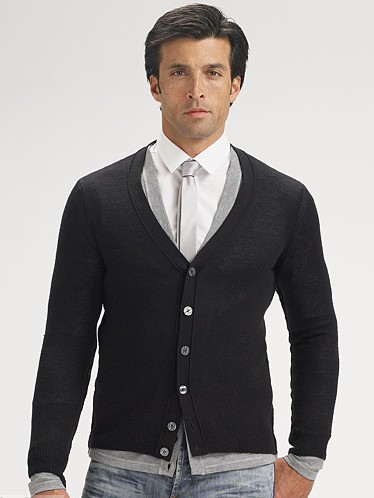 A MAN OF STYLE!: The cardigan sweater - what to choose and how to wear?