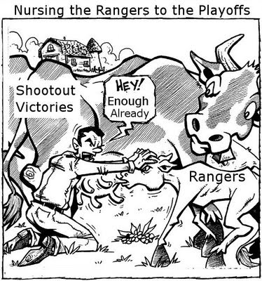 Milking the Shootout Cow: Rangers earn another shootout victory