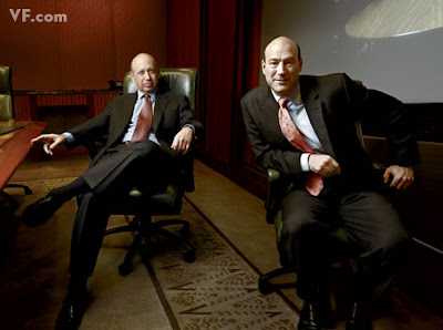Goldman Sachs C.E.O. Lloyd Blankfein and C.O.O. Gary Cohn, in the boardroom of Goldman’s headquarters, in New York City.