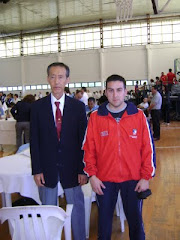 Sensei Yasuyuki Sasaki 8º Dan, junto a Sensei Juan Acevedo