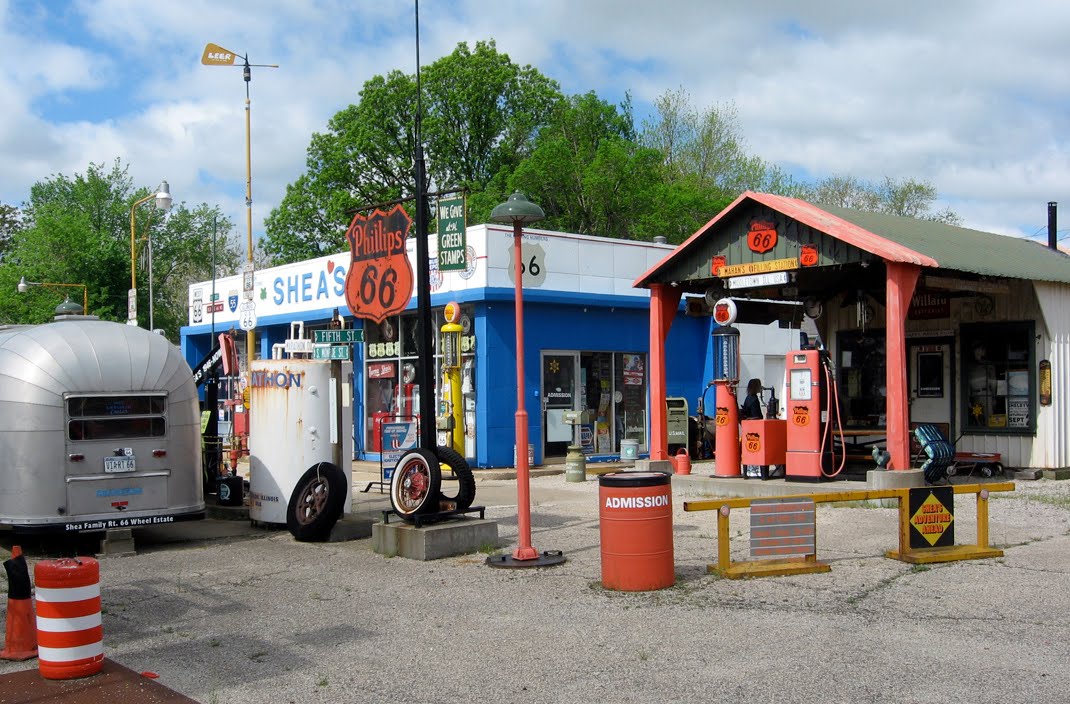 Eccentric Roadside Fill 'er up with nostalgia Shea's Gas Station
