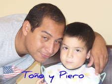 Mi nieto Toño y mi bisnieto Pierito