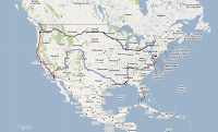 Treehugger Tour Route