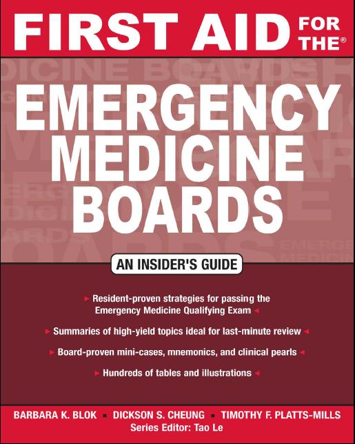 doctors drive Emergency First Aid for the Emergency Medicine Boards