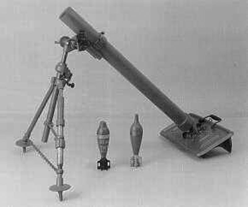 Machines for War Various types of American and German mortars