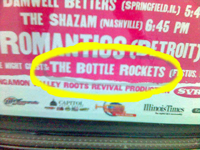The Bottle Rockets take the stage at 10 pm after the amateurs have gone to bed.