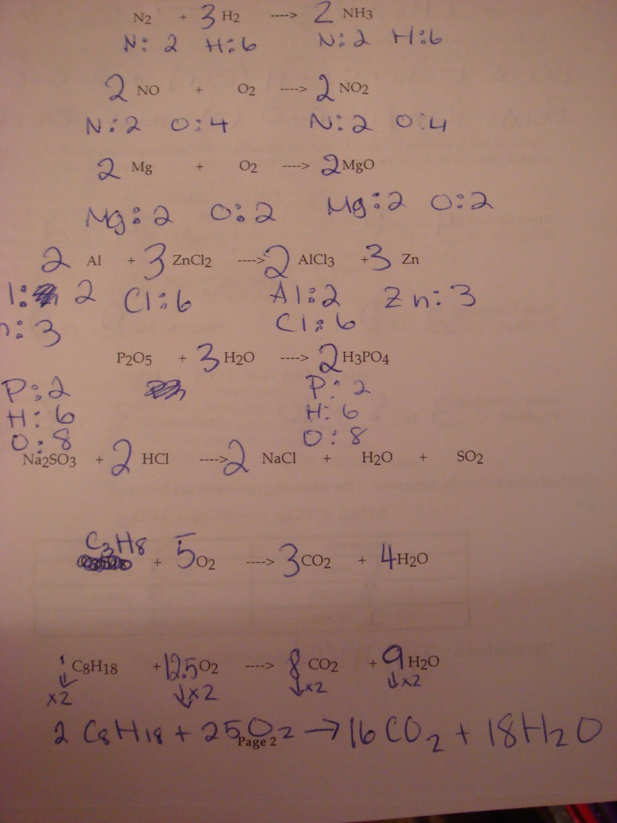 Chemistryaboutcom Balancing Equations