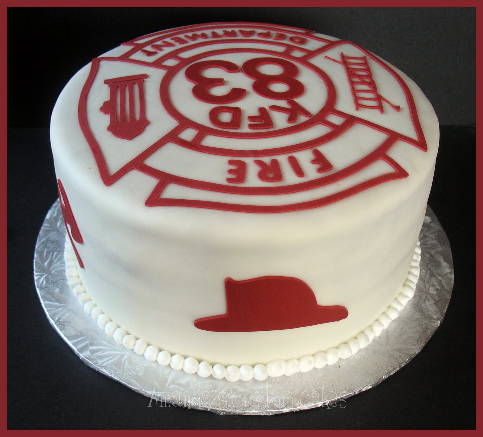 Amanda's Custom Cakes: Firefighter Cake