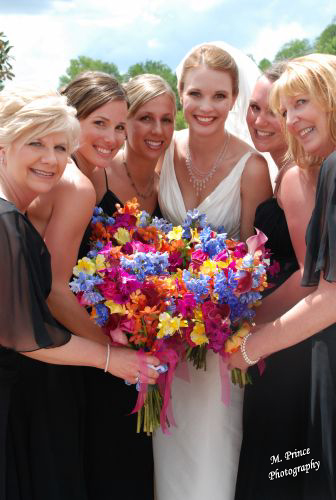bridal party flowers