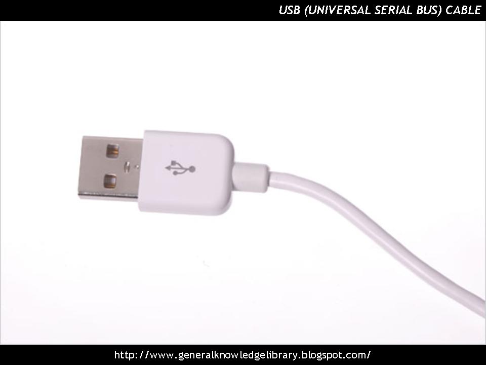 General Knowledge Library USB (Universal Serial Bus) Cable