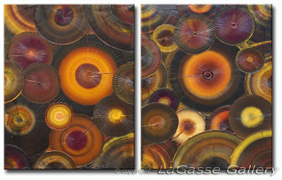 Fossil Texture abstract painting