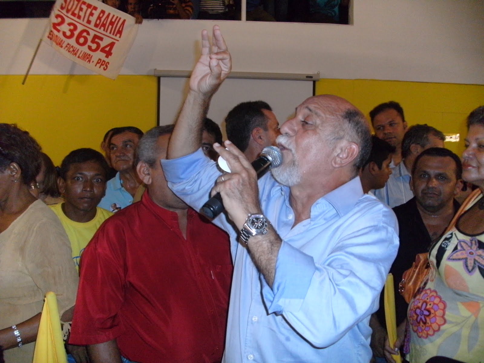 Italo Mácola Multidão recepciona Simão Jatene