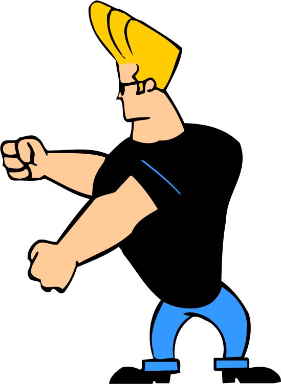 populer cartoon: Johnny Bravo The Muscle Cartoon Clasic
