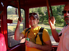 James in the Aerial Tramway