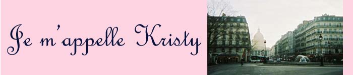 Je m'appelle Kristy