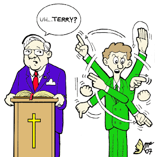 DeafCartoon.com: Jerry Falwell's Interpreter
