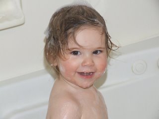 Ashby in the tub!