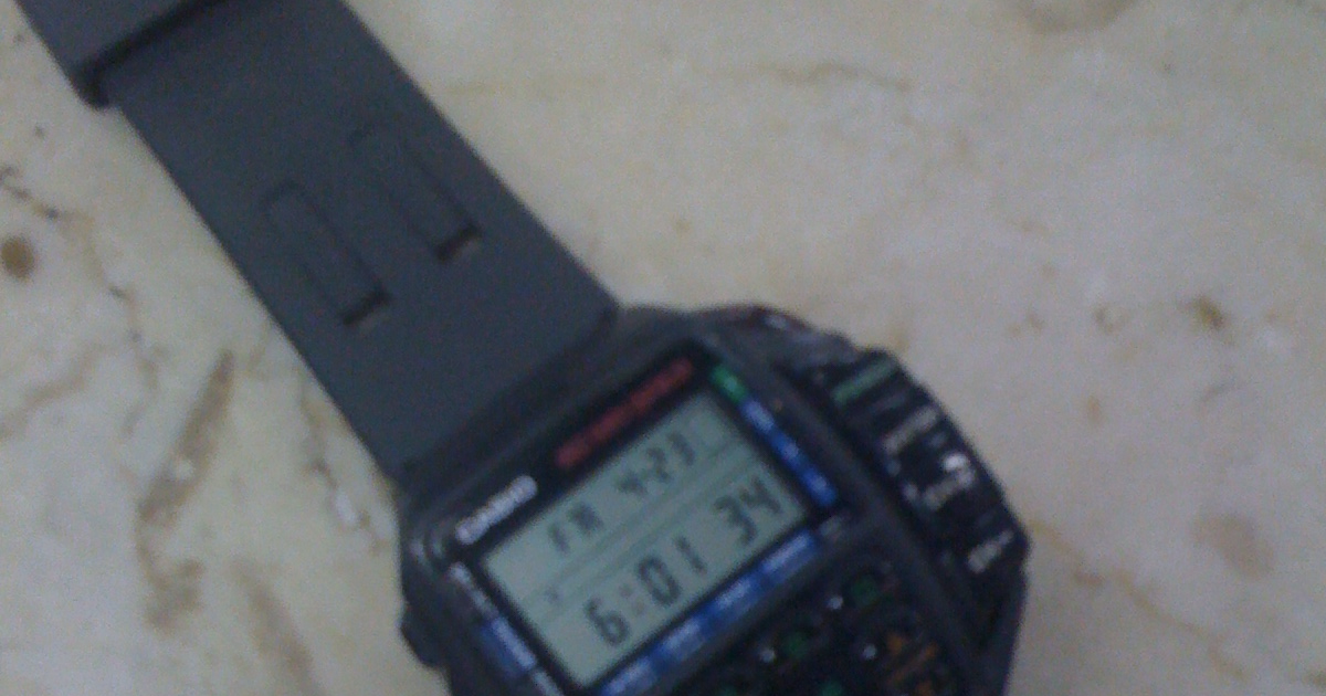 casio television watch