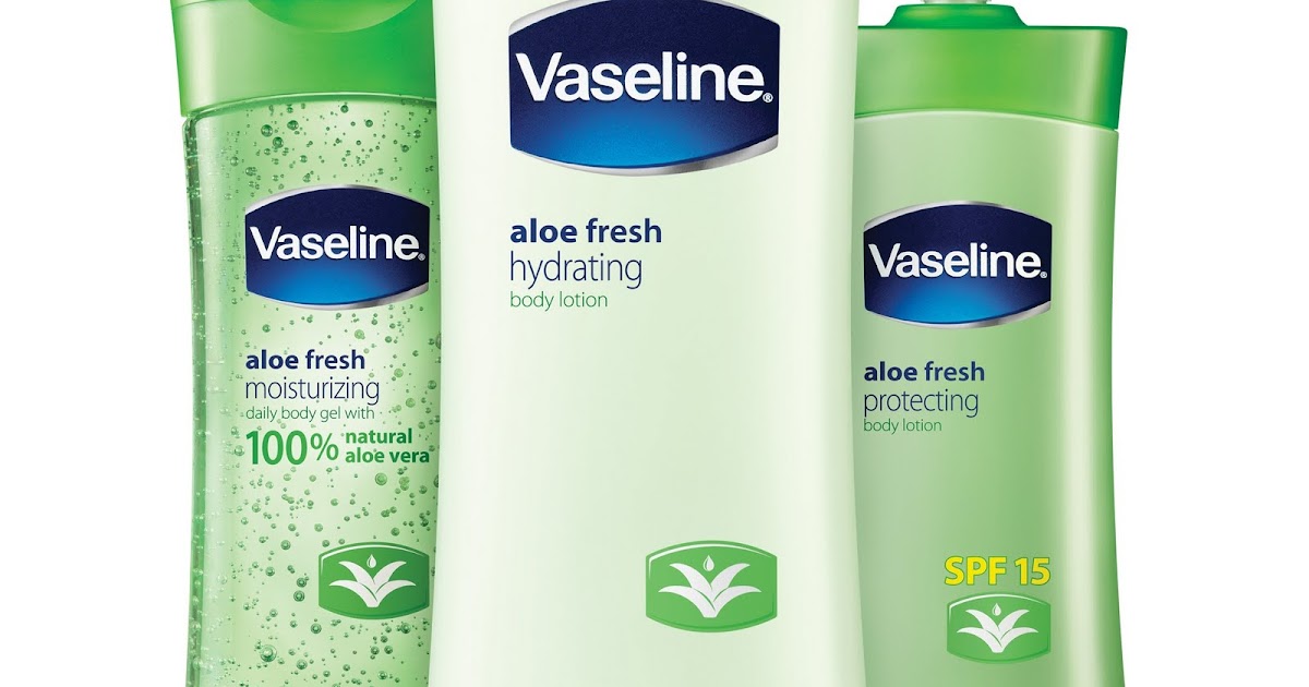 vaseline aloe fresh moisturizing gel