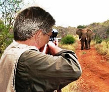 Eu, quando ainda caçador em Africa