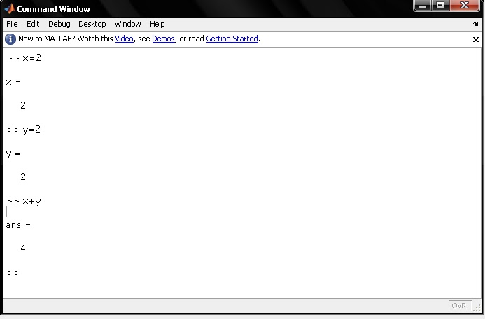 MATLAB Program to Add 2 Numbers. ~ TechWorld