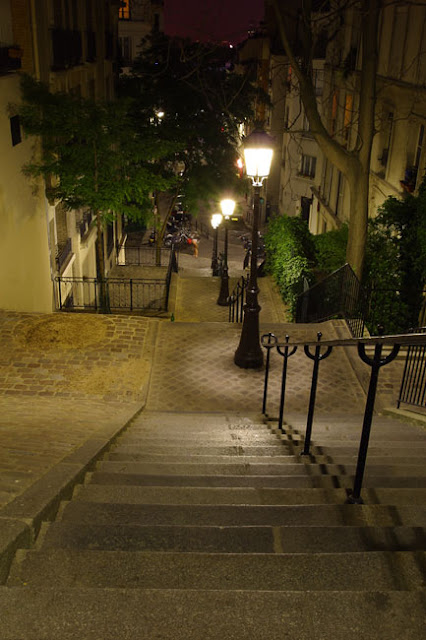 Parigi scala a Montmartre