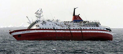 cruise ship sinks in antarctic 2007