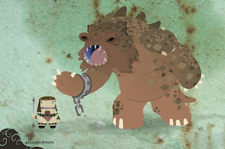 jason hickman design: Starwars - Wampa-Rancor-Tusken Riders