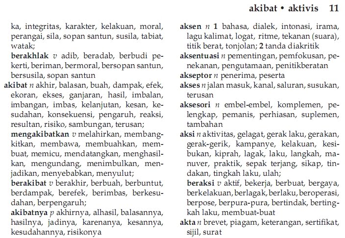 tesaurus bahasa indonesia