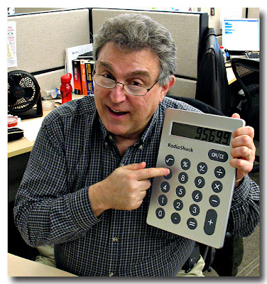 SteveR with Giant Calculator