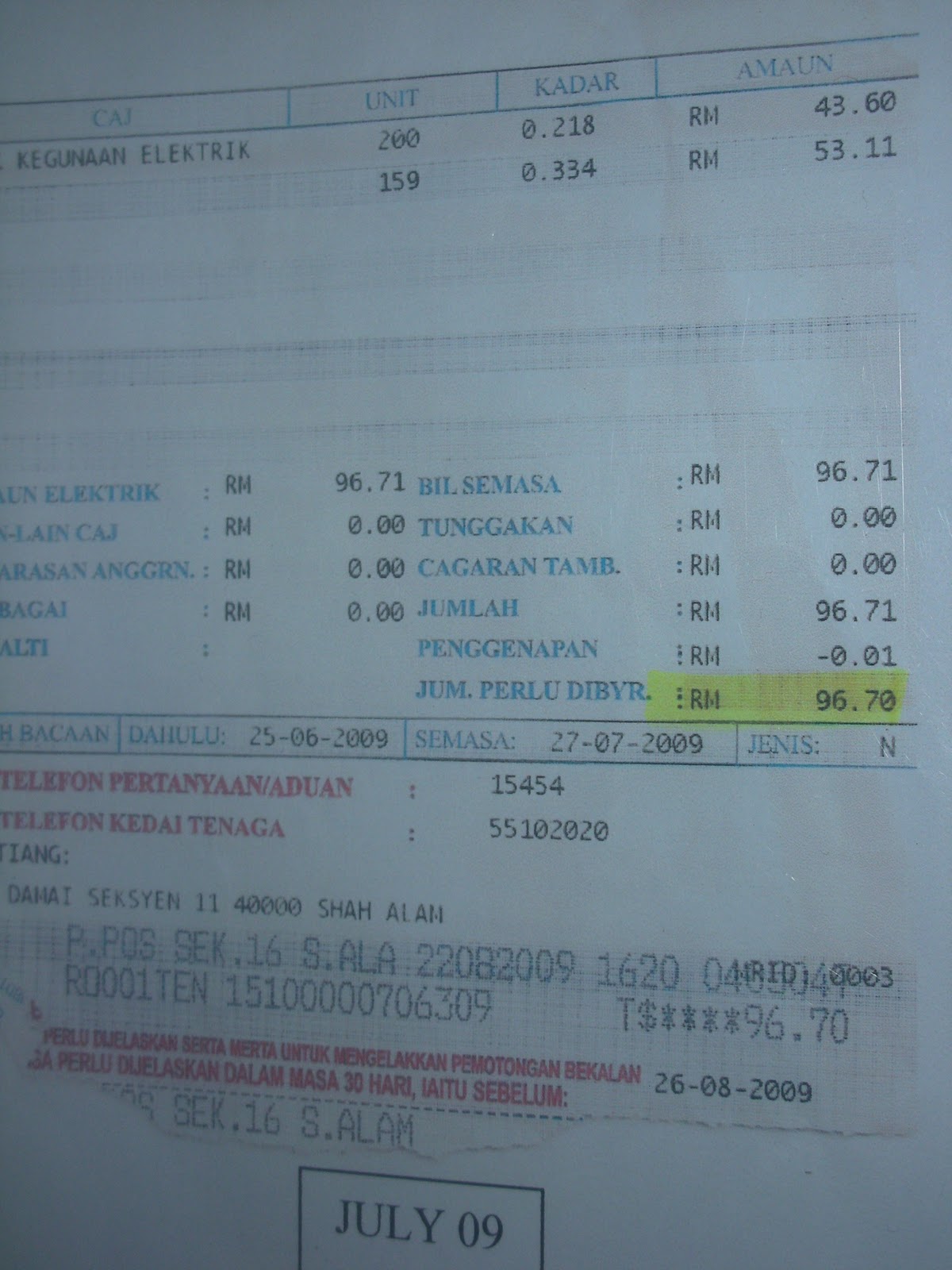 Surat Rasmi Tenaga Nasional Berhad Resepi Ayam F