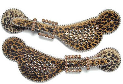 Leopard spur straps 