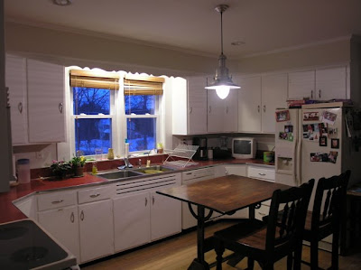 Dover Projects Recessed Kitchen Lighting Design Installation Existing Kitchen Lighting Well I Don T Have A Real Before Photo But The New Can Lights Are Off So This Is What It Was Like