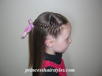 french braid heart hairstyle